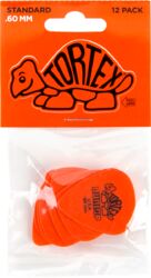 Guitar pick Jim dunlop Tortex Standard 0.60mm Set (x12)