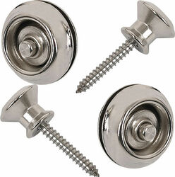 Strap button Jim dunlop StrapLok Traditional Set SLS150 - Nickel