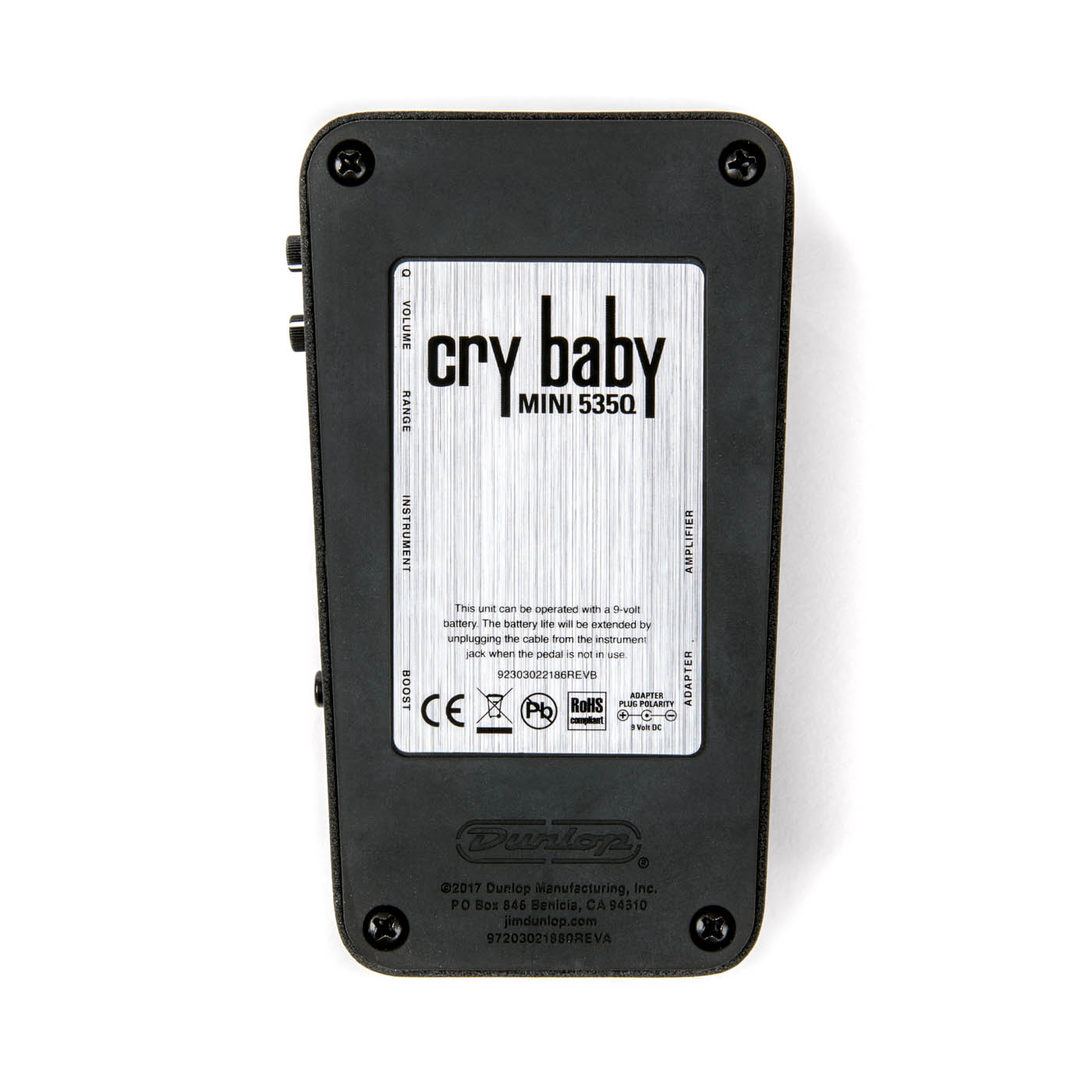 Jim Dunlop Cry Baby Mini 535q Wah Cbm535q - Wah & filter effect pedal - Variation 5