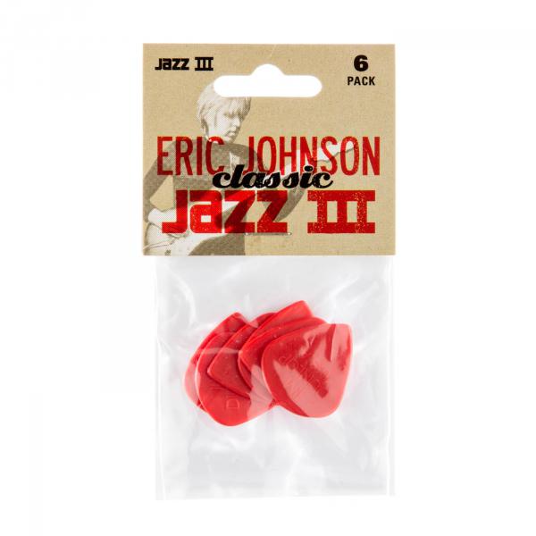 Guitar pick Jim dunlop Eric Johnson Classic Jazz III (X6 Pack)