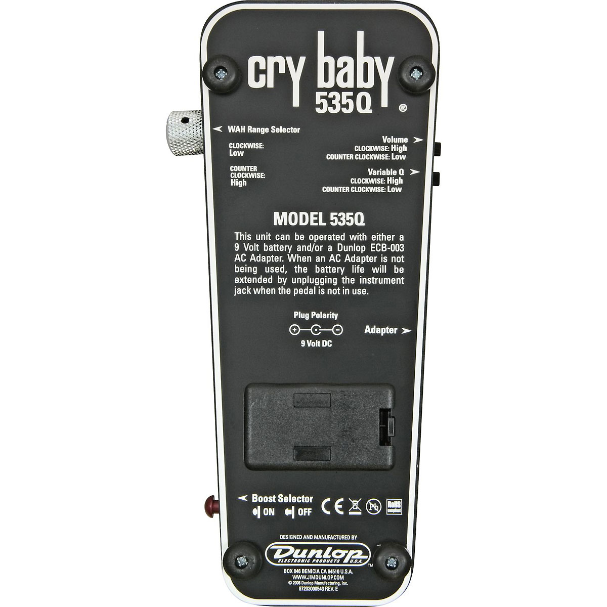 Jim Dunlop 535q Cry Baby Multi-wah - Wah & filter effect pedal - Variation 2