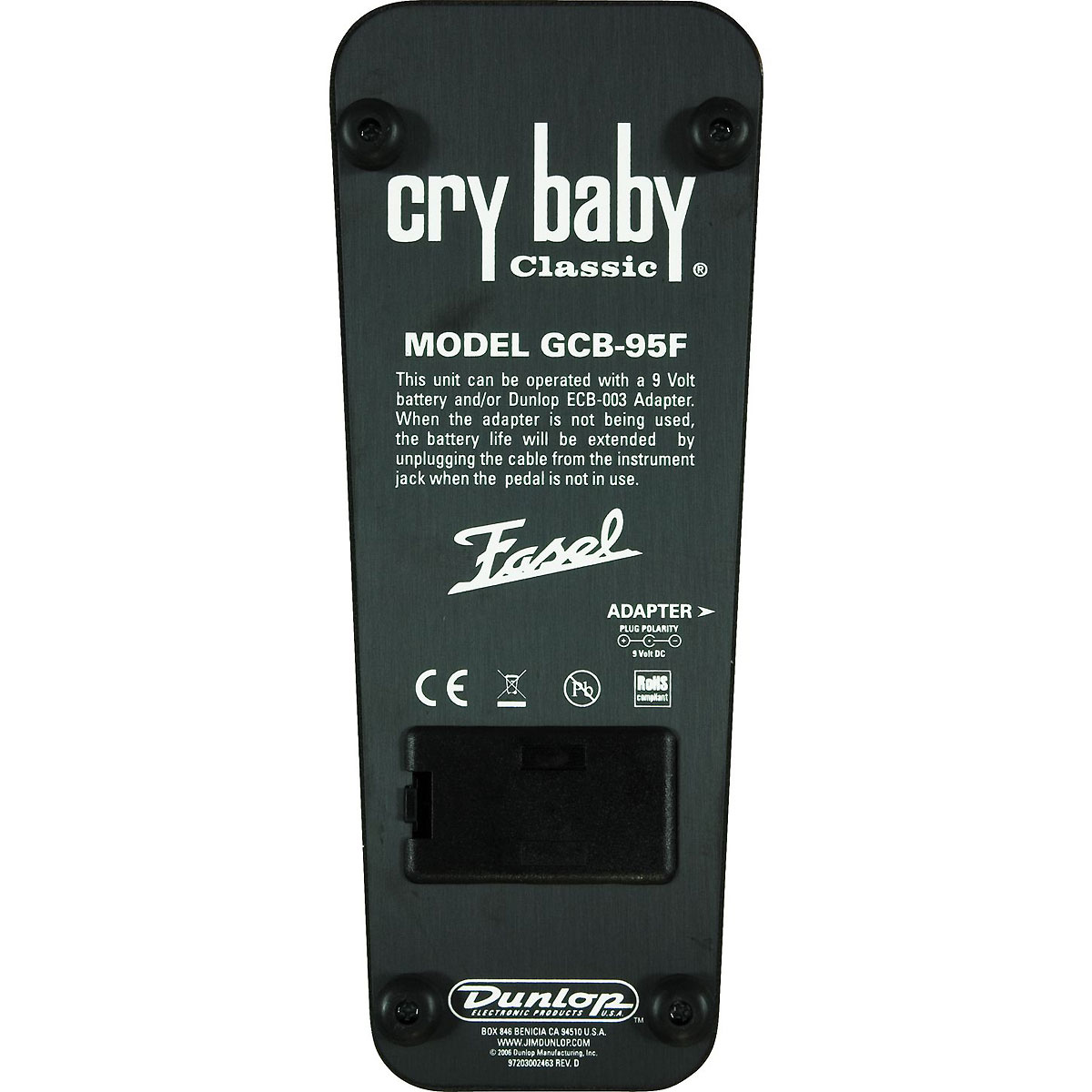 Jim Dunlop Cry Baby Classic Gcb95f - Wah & filter effect pedal - Variation 3