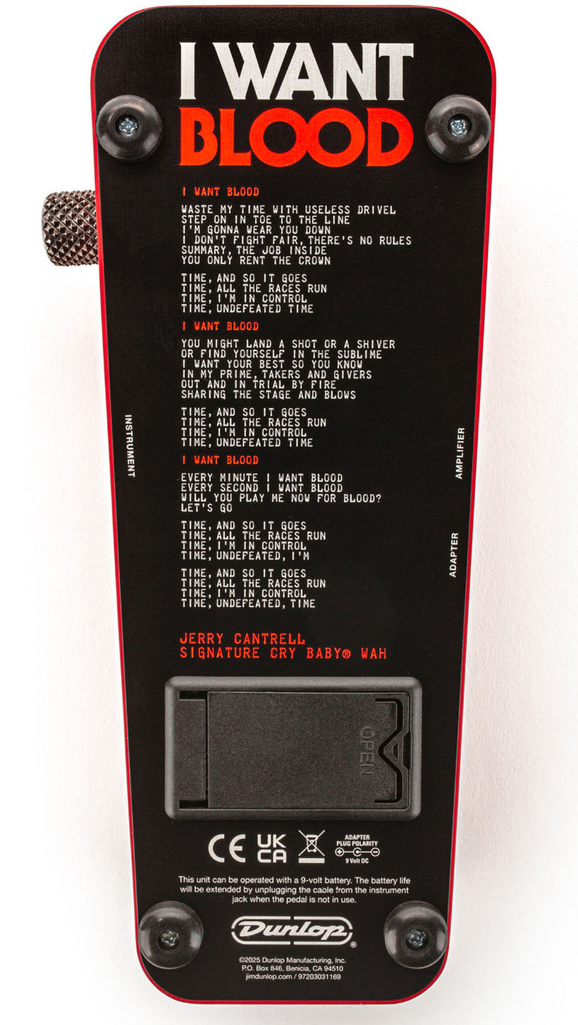 Jim Dunlop Jerry Cantrell Signature I Want Blood Edition - Modulation, chorus, flanger, phaser & tremolo effect pedal - Variation 4