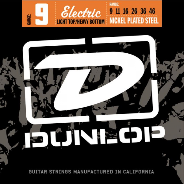 Electric guitar strings Jim dunlop Electric Nickel Plated Steel 09-46 - Set of strings