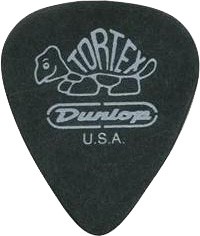 Guitar pick Jim dunlop Tortex Pitch Black 488 88mm Set (x12)