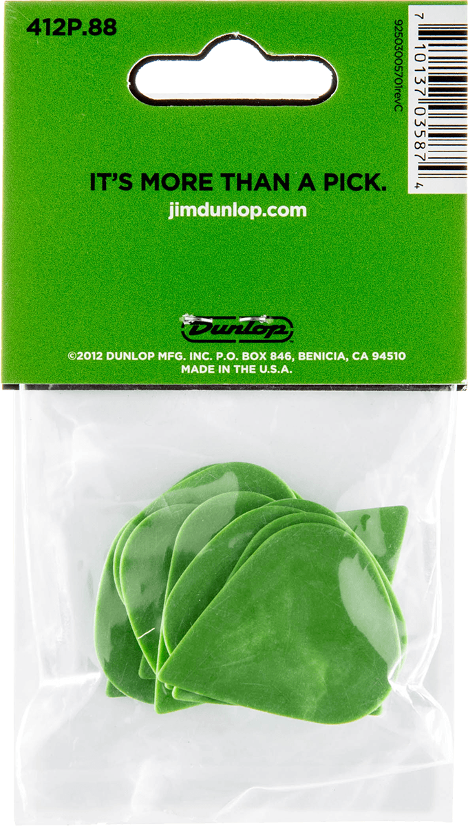 Jim Dunlop Tortex Sharp - 0.88mm Pack De 12 - Guitar pick - Variation 1