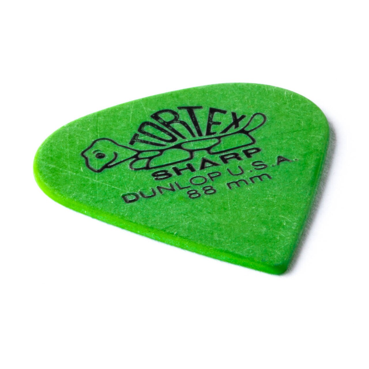 Dunlop Tortex Sharp Guitar Picks - 12 Pack, 1.35mm (Black) | Model 412P1.35