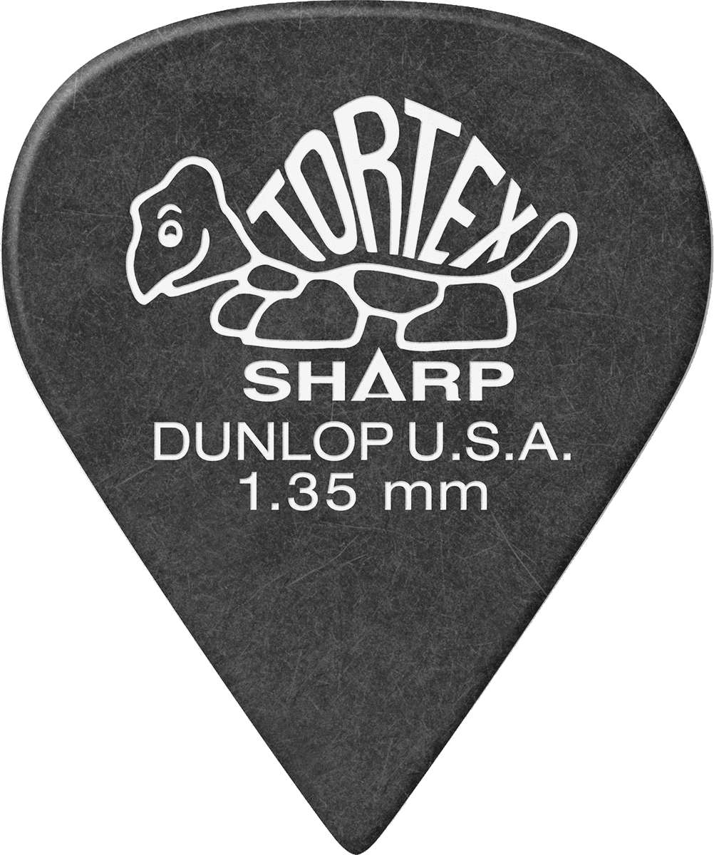Jim Dunlop Tortex Sharp Pack De 12 - 1,35mm - Guitar pick - Variation 2