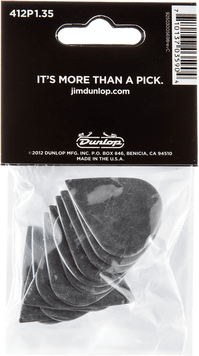Jim Dunlop Tortex Sharp Pack De 12 - 1,35mm - Guitar pick - Variation 1