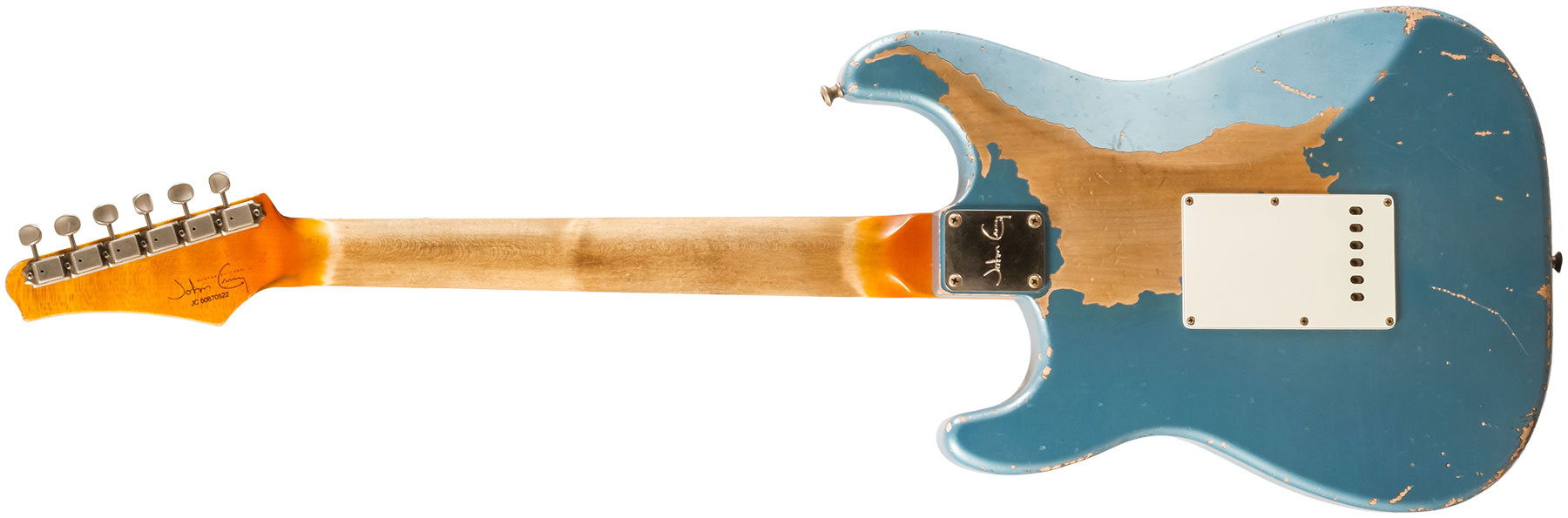 John Cruz Crossville St 3s Trem Rw #jc00870522 - Battle Axe Gulfstream Blue Metallic - Str shape electric guitar - Variation 1