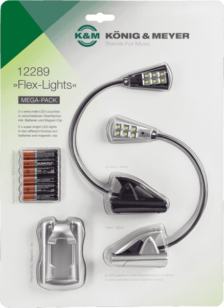 Music stand K&m 12289 pack 2 lampes pupitre à LED