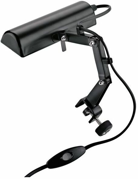 12250 Lampe noire pour pupitre Music stand K&m