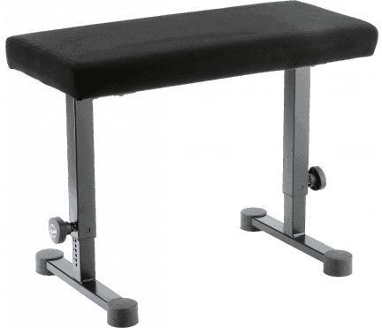 Piano bench K&m 14086 Piano bench - black fabric