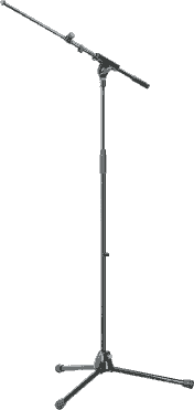 K&m Pied Perche De Micro Gris - Microphone stand - Main picture