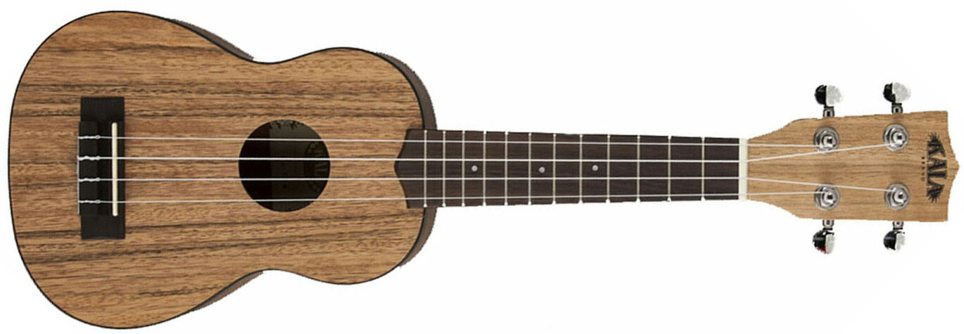 Kala Ka-pws Pacific Walnut Soprano Tout Noyer Rw +housse - Natural Satin - Ukulele - Main picture