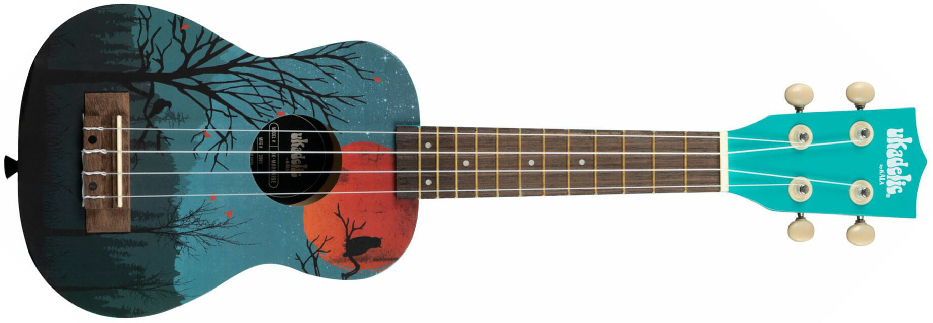 Kala Moonrise Ukadelic Soprano - Multicolor - Ukulele - Main picture