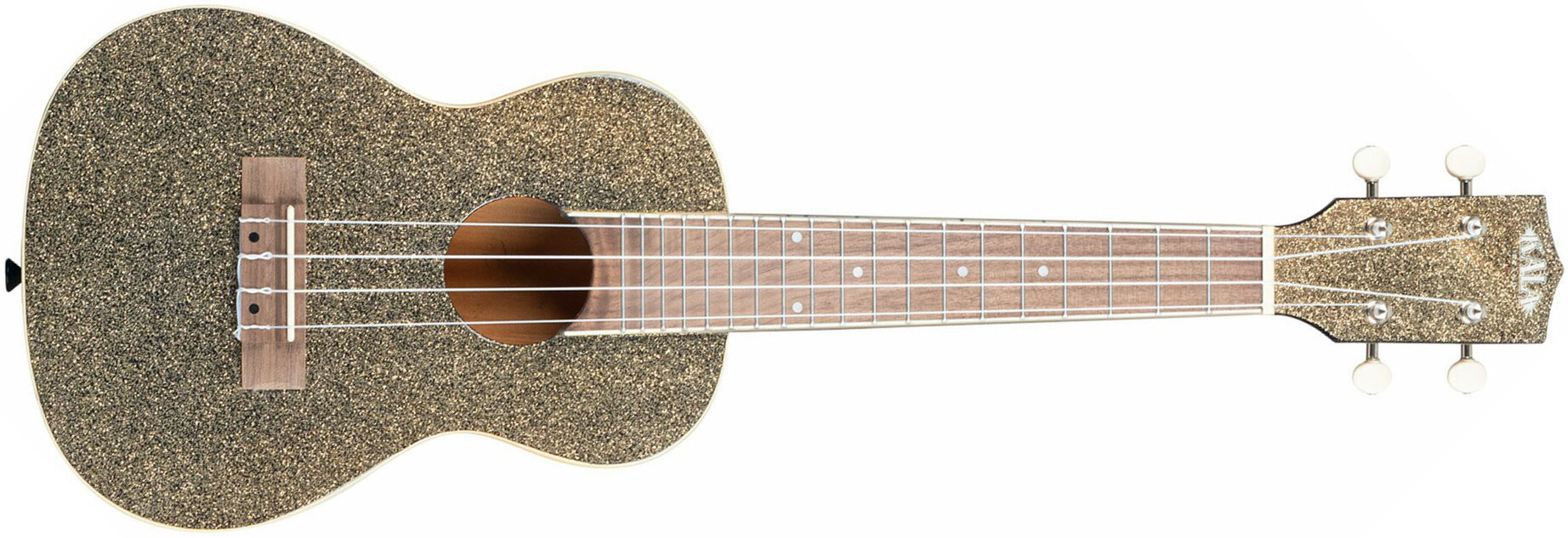 Kala Sparkle Concert Tilleul Acajou Rw - Stardust Gold - Ukulele - Main picture