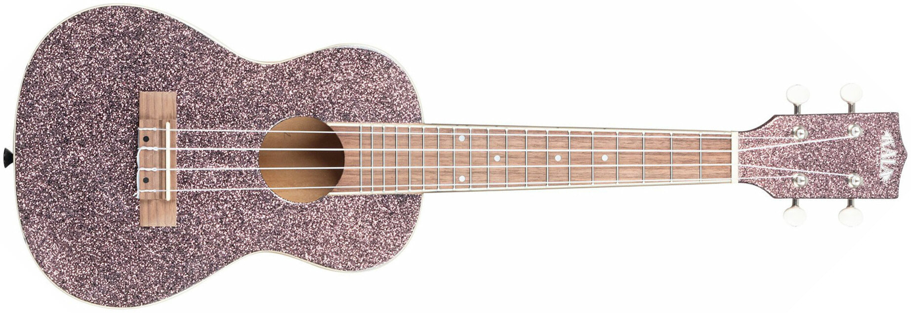 Kala Sparkle Concert Tilleul Acajou Rw - Pink Champagne - Ukulele - Main picture