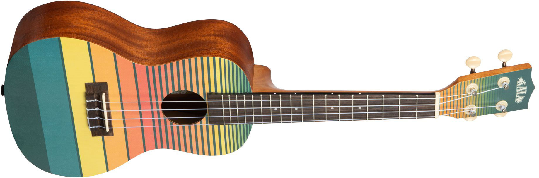 Kala Dawn Patrol Concert Surf Epicea Acajou Rw - Multicolor - Ukulele - Variation 1