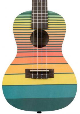 Ukulele Kala Surf Dawn Patrol Concert - Multicolor