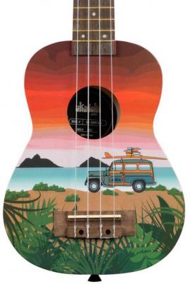 Ukulele Kala Surfari Ukadelic Soprano - Multicolor