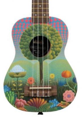 Ukulele Kala Uketopia Ukadelic Soprano - Multicolor