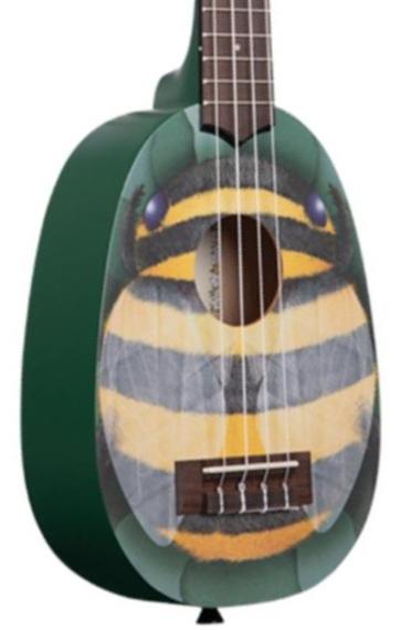 Ukulele Kala NOVELTY HONEY BEE SOPRANO + HOUSSE - Honey bee