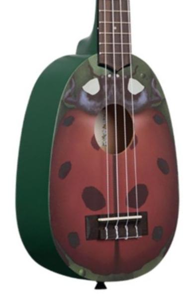 Ukulele Kala NOVELTY LADY BUG SOPRANO + HOUSSE - Ladybug