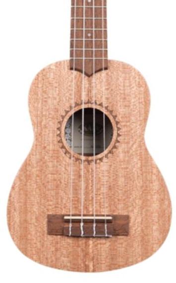 Ukulele Kala SOPRANO BURLED MERANTI - Naturel