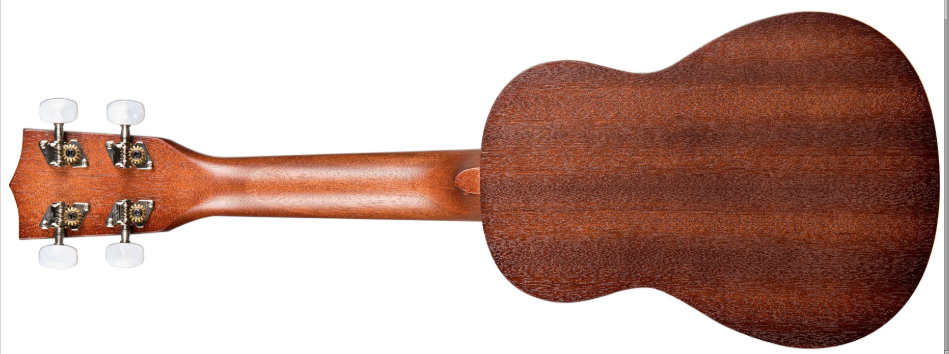 Kala Ka-15s-h2 Satin Mahogany Soprano Tout Acajou Wal +housse - Hawaiian Islands & Tattoo - Ukulele - Variation 4