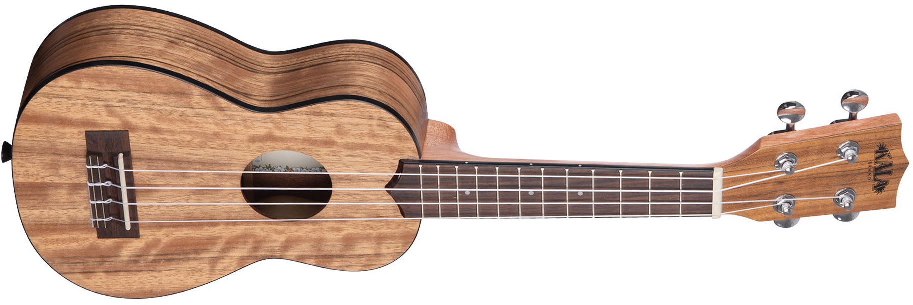 Kala Ka-pws Pacific Walnut Soprano Tout Noyer Rw - Natural Satin - Ukulele - Variation 1