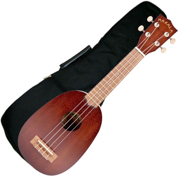 Kala Mk-p Makala Classic Pineapple Soprano Tout Acajou Lau +housse - Natural Satin - Ukulele - Variation 1