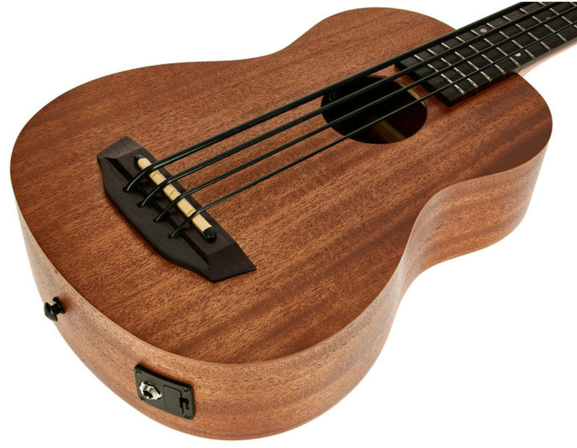 Kala U.bass Nomad Acoustic-electric Tout Acajou Rw - Natural Satin - Acoustic bass - Variation 2