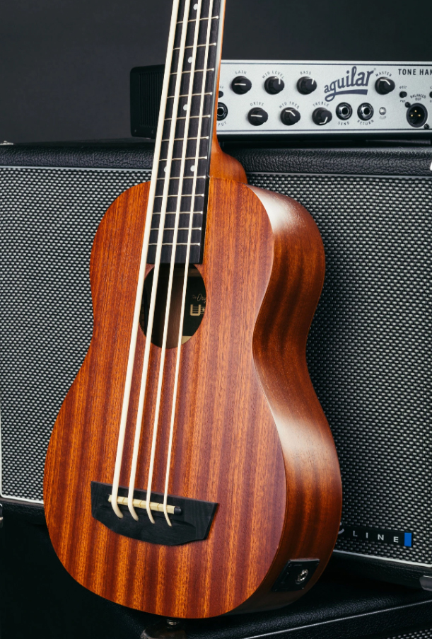 Kala Ubass-wndr-fs Wanderer Acoustic-electric U.bass Tout Acajou Lau - Natural Satin - Acoustic bass - Variation 3