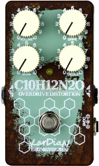 Kardian C10h12n2o Serotonin Overdrive Distortion - Overdrive, distortion & fuzz effect pedal - Main picture