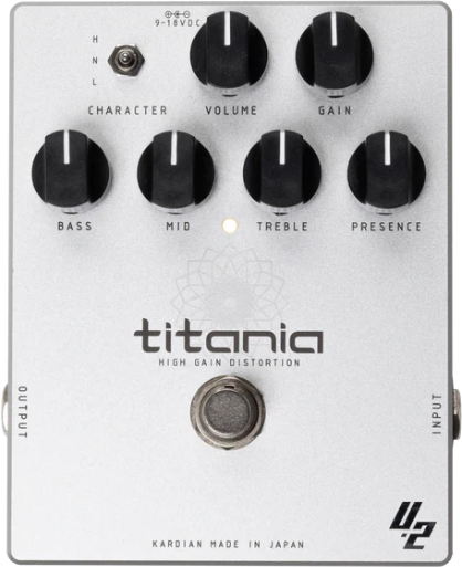 Kardian Titania Distortion V2 - Overdrive, distortion & fuzz effect pedal - Main picture
