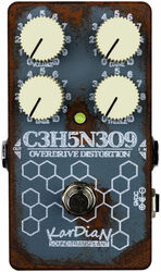 Overdrive, distortion & fuzz effect pedal Kardian C3H5N3O9 Nitroglycerin Overdrive Distortion