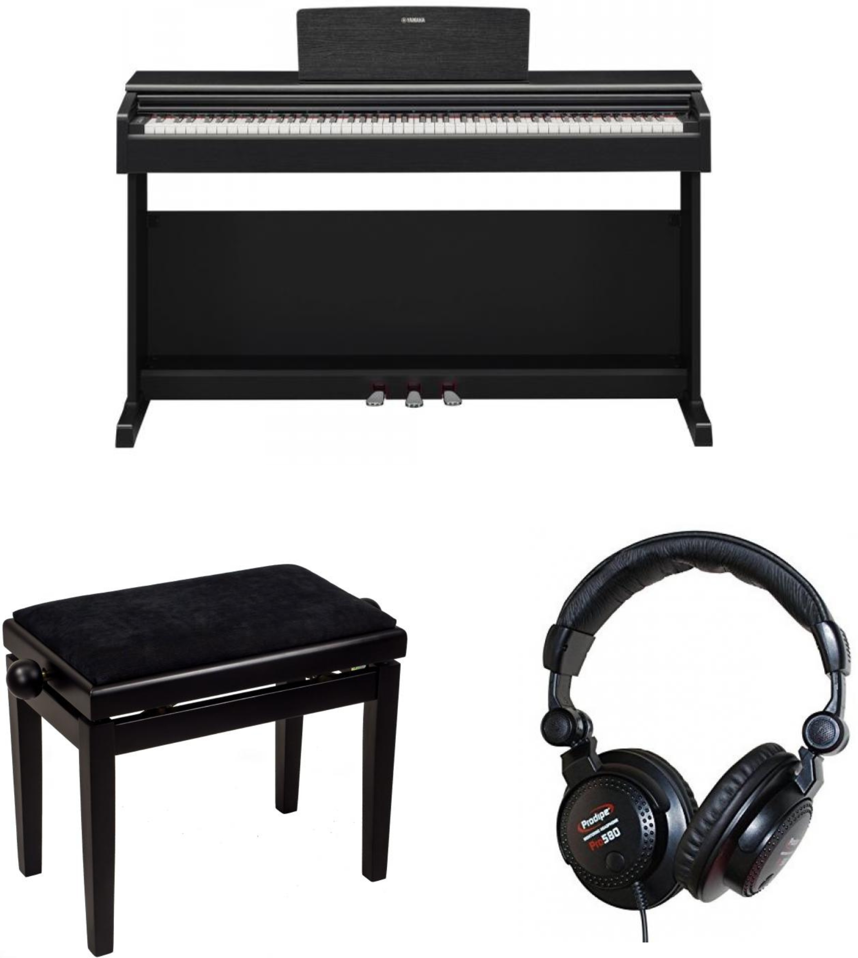 Kawai Cn-201 B  + Casque (pro580) + Banquette (xb 6160) - Digital piano with stand - Main picture
