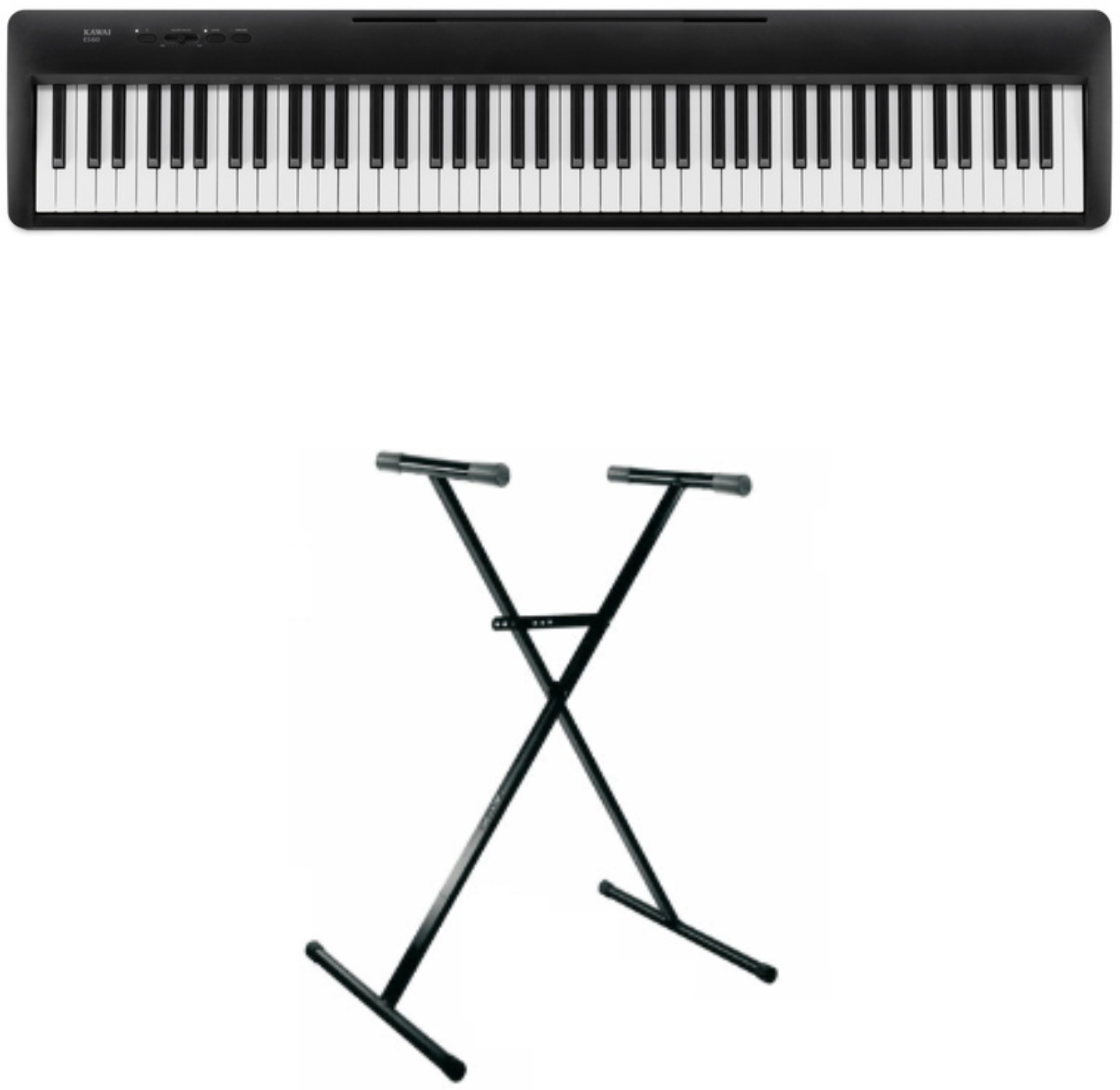 Kawai Es120b Noir  + Stand (xh 6102) - Noir - Stage keyboard - Main picture