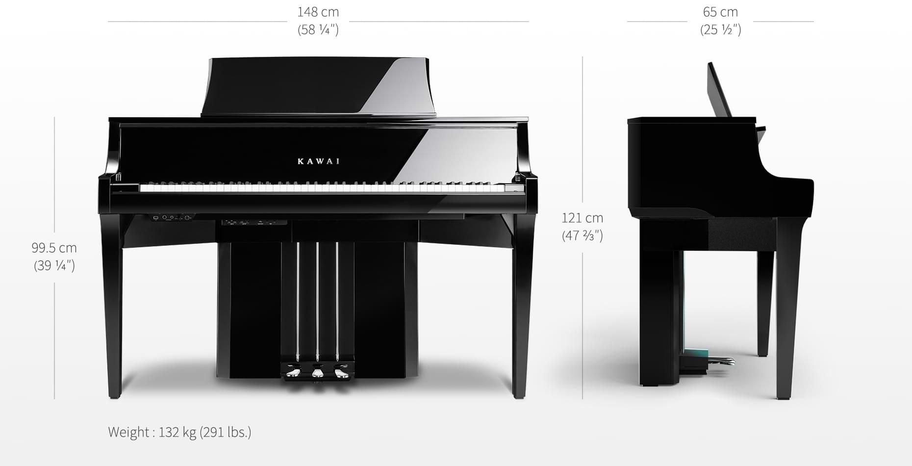 Kawai Nv 10 S - Digital piano with stand - Variation 7