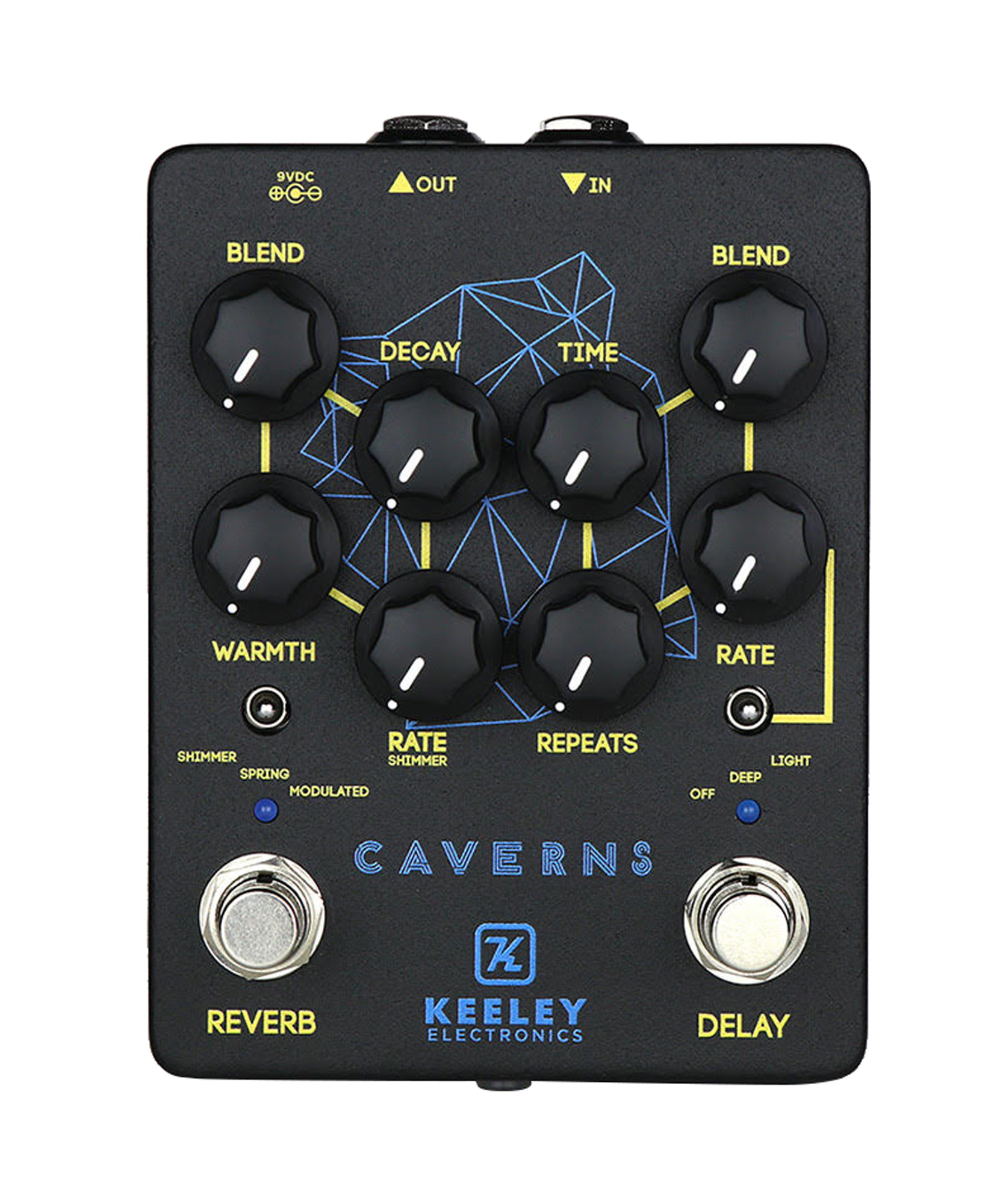 Keeley electronics Caverns V2 Limited Edition Reverb, delay & echo