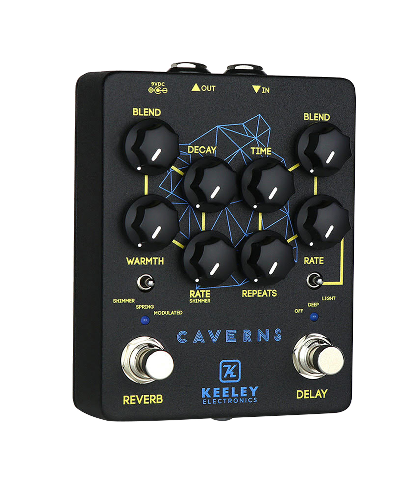 Keeley electronics Caverns V2 Limited Edition Reverb, delay & echo