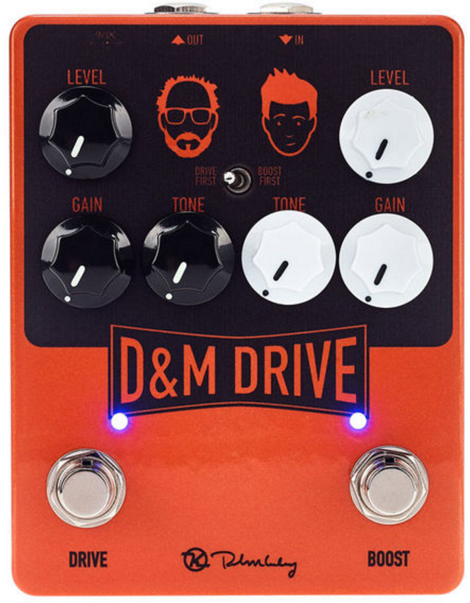 Keeley  Electronics D&m Drive & Boost - Overdrive, distortion & fuzz effect pedal - Main picture