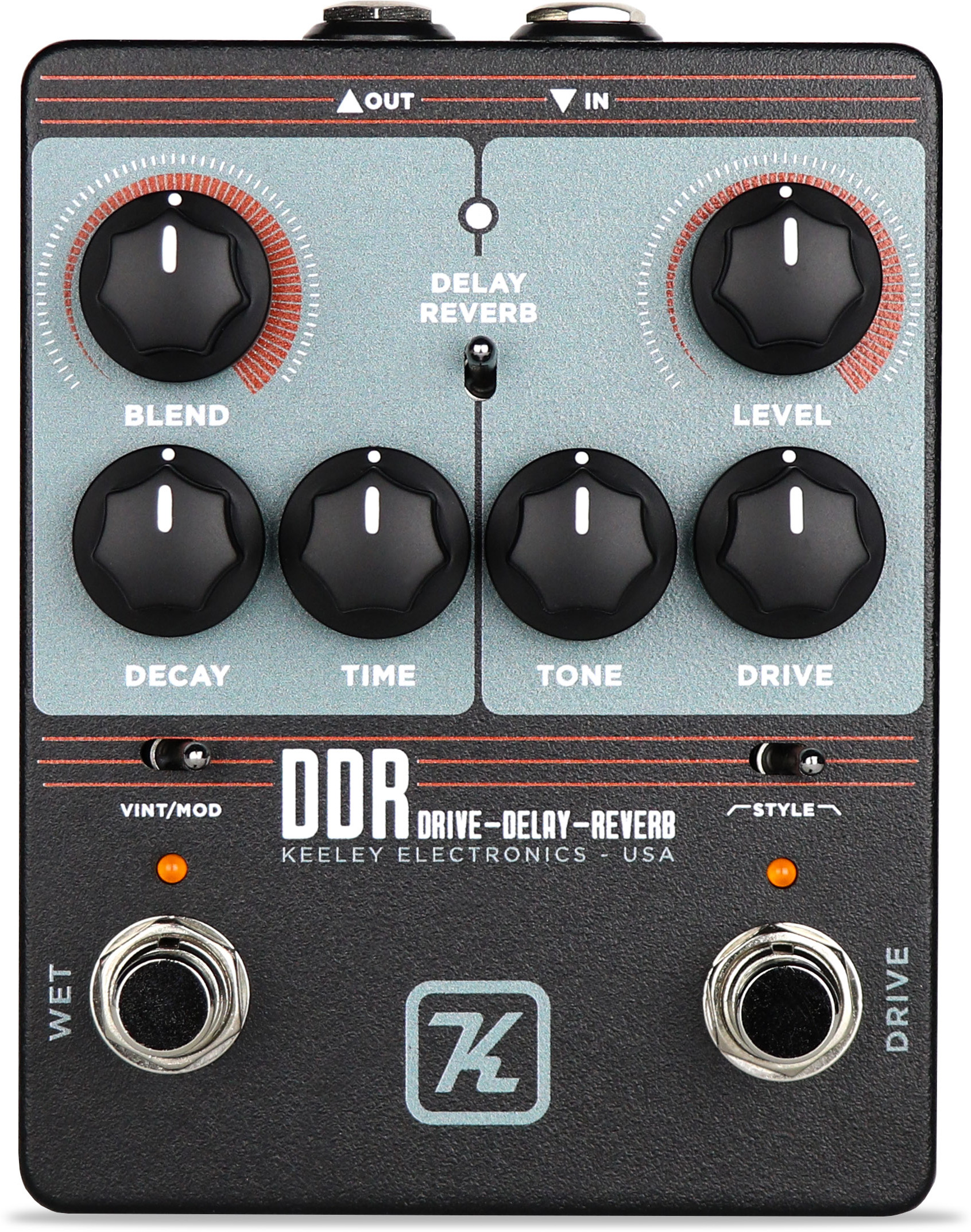 Keeley  Electronics Ddr Drive Delay Reverb - Overdrive, distortion & fuzz effect pedal - Main picture