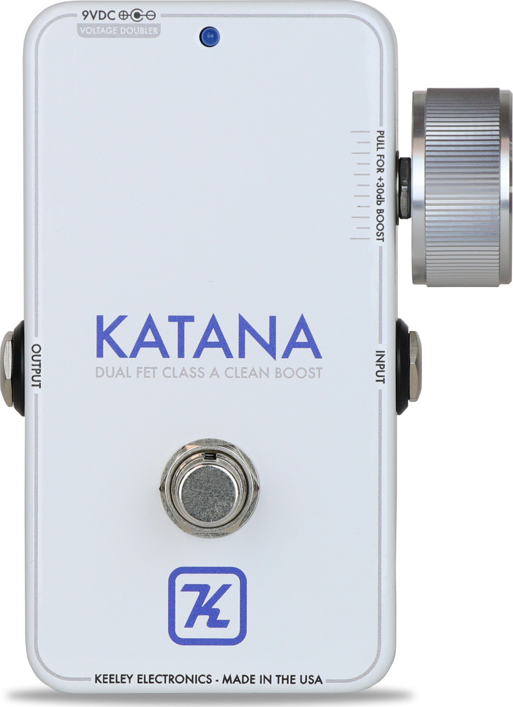 Keeley  Electronics Katana Serie Limitee Blanc - Volume, boost & expression effect pedal - Main picture