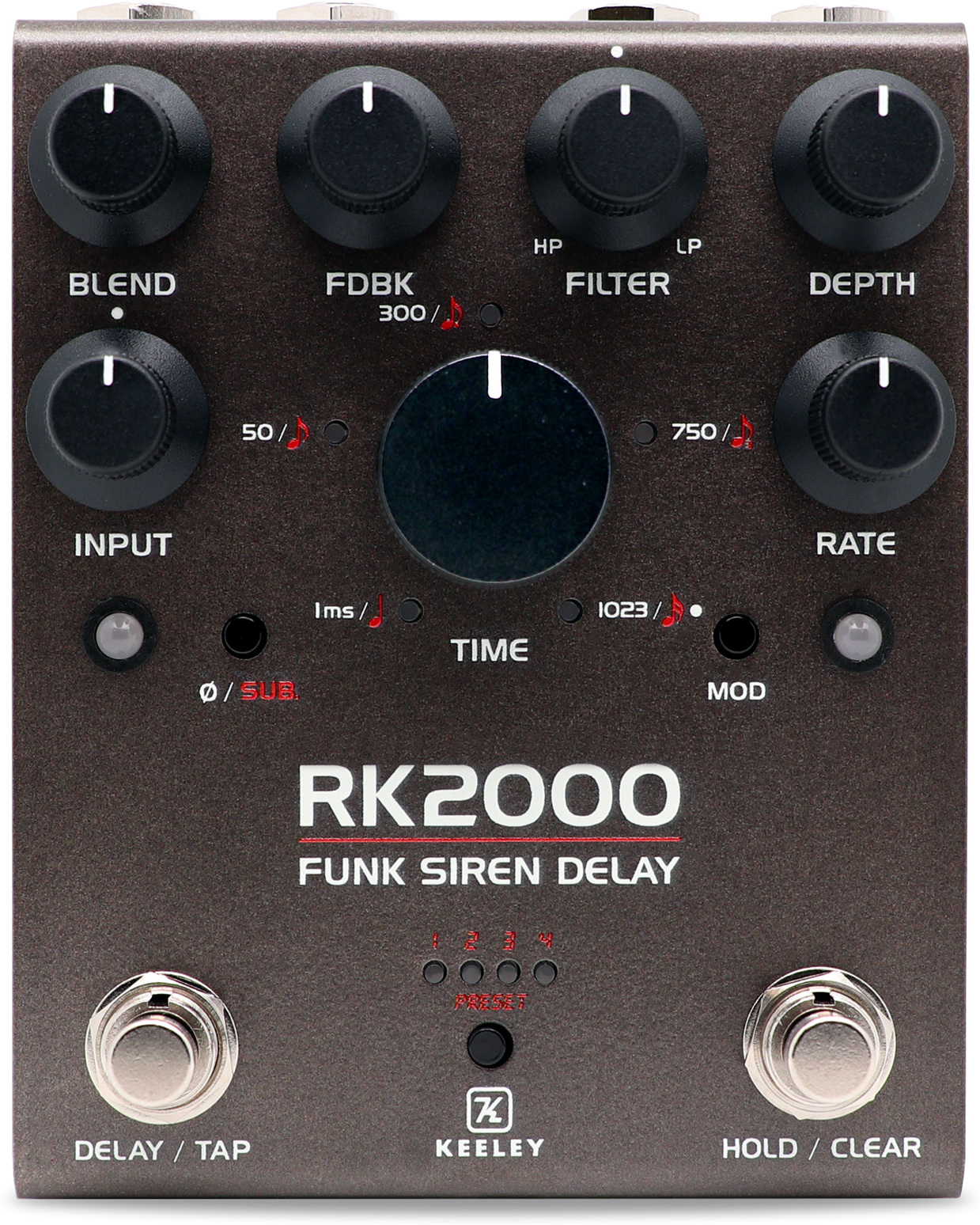 Keeley  Electronics Rk2000 Funk Siren Delay - Reverb, delay & echo effect pedal - Main picture