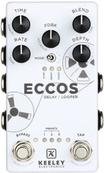 Reverb, delay & echo effect pedal Keeley  electronics ECCOS Delay Looper