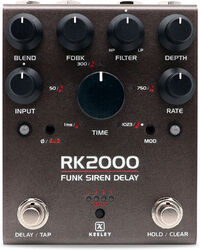 Reverb, delay & echo effect pedal Keeley  electronics RK2000 Funk Siren Delay