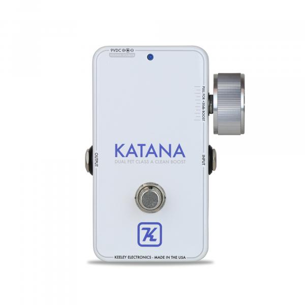 Volume, boost & expression effect pedal Keeley  electronics Katana Blanc Edition Limitée