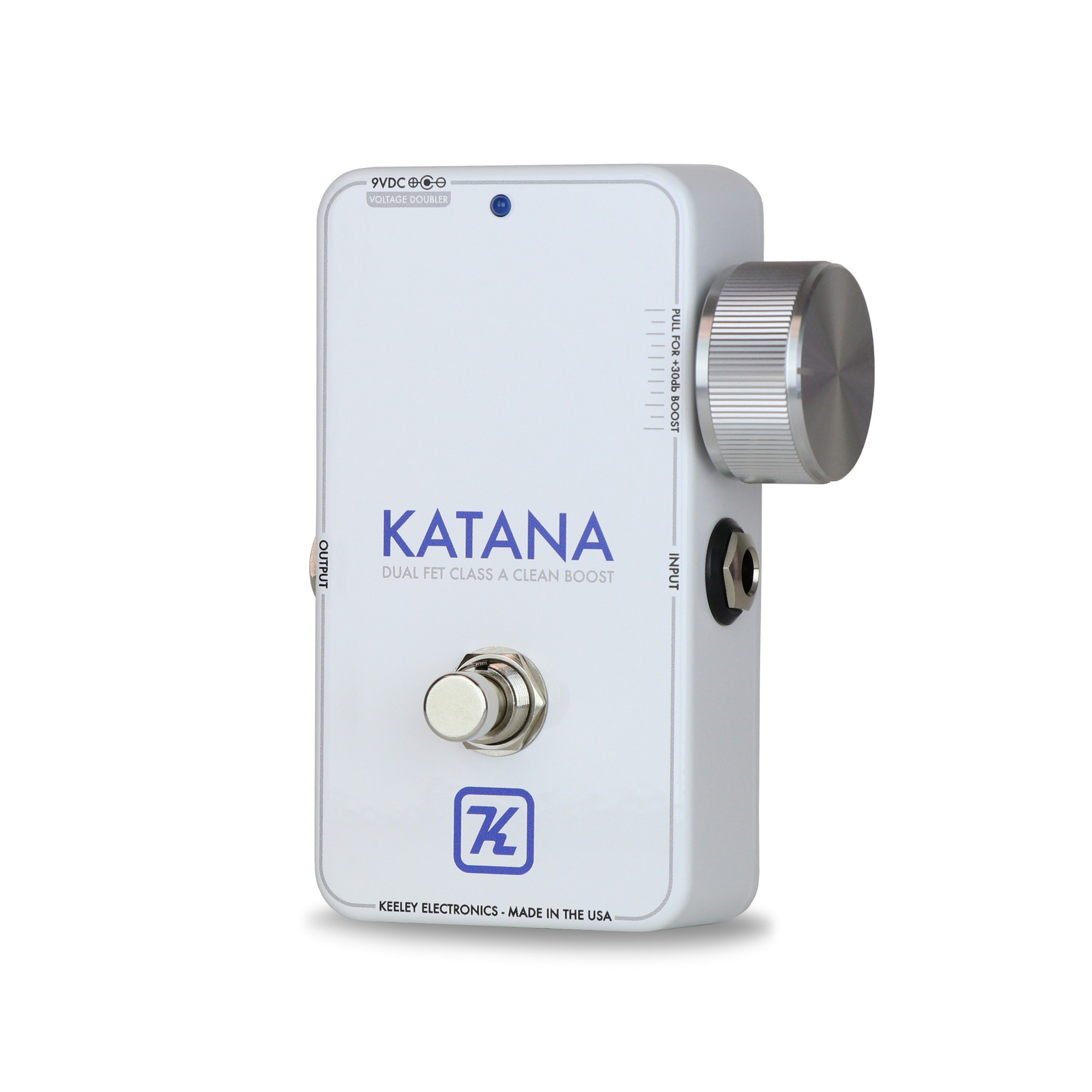 Keeley  Electronics Katana Serie Limitee Blanc - Volume, boost & expression effect pedal - Variation 1